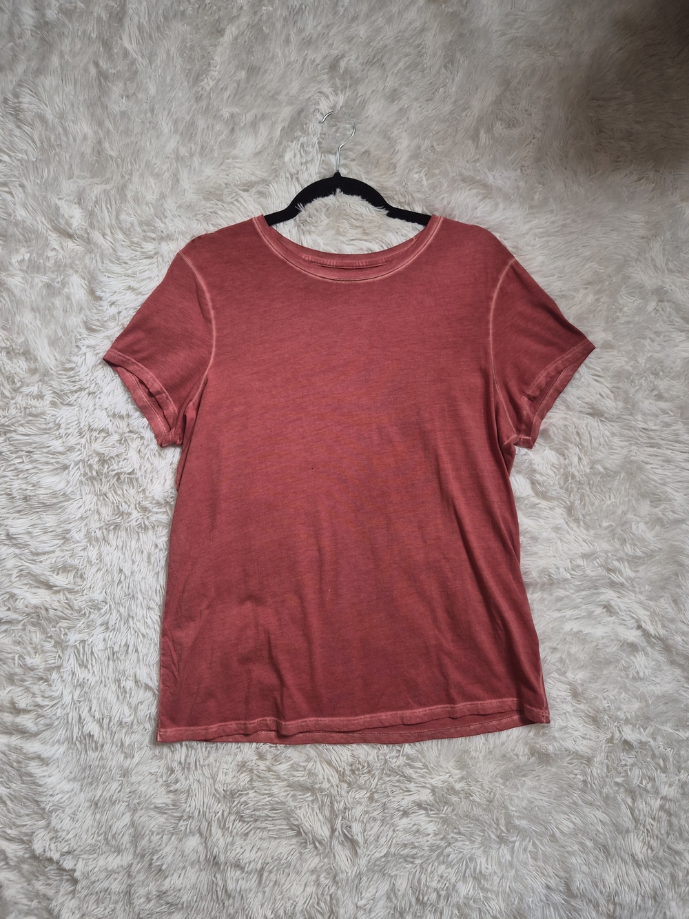 Womens Peruvian Connection Tshirt Top Tee T Shirt Short Sleeve Orange Faded Wash